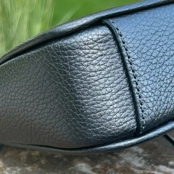 Coach Chaise 19 Crossbody Pewter Metallic Gunmetal EUC - Picture 13 of 17